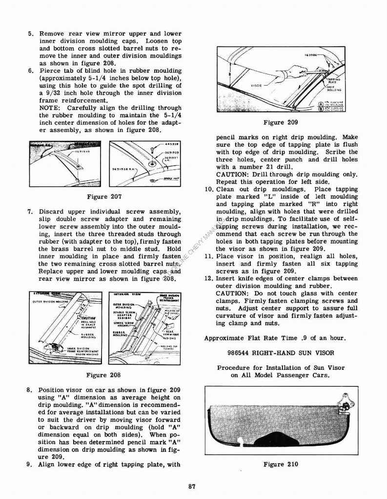 1951 Chevrolet Accessories Manual Page 61